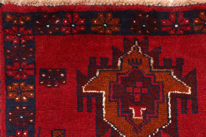 Firebrick Baluchi 2' 5 x 9' 6 - No. 53862 - ALRUG Rug Store