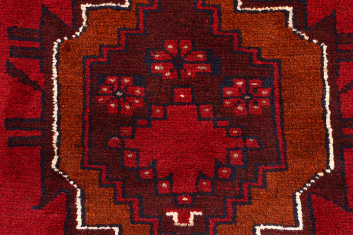 Firebrick Baluchi 2' 5 x 9' 6 - No. 53862 - ALRUG Rug Store