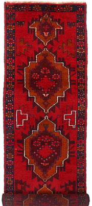 Firebrick Baluchi 2' 5 x 9' 6 - No. 53862 - ALRUG Rug Store