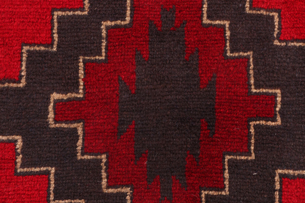 Red Baluchi 2' 7 x 9' 5 - No. 53866 - ALRUG Rug Store