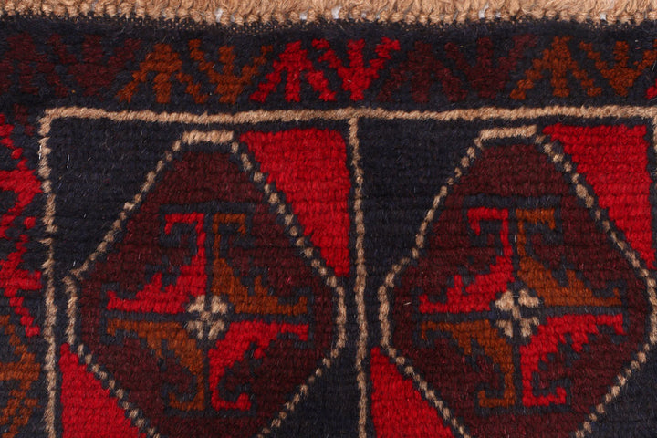 Midnight Blue Baluchi 2' 5 x 9' 7 - No. 53867 - ALRUG Rug Store