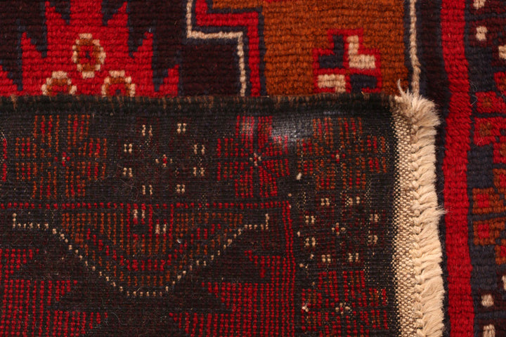 Firebrick Baluchi 2' 7 x 9' 8 - No. 53870 - ALRUG Rug Store