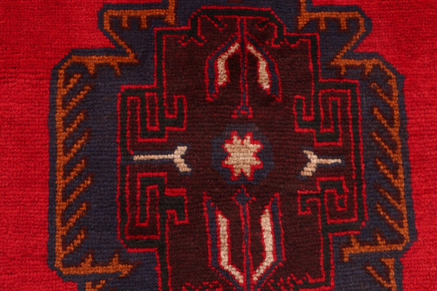 Firebrick Baluchi 2' 6 x 9' 10 - No. 53872 - ALRUG Rug Store