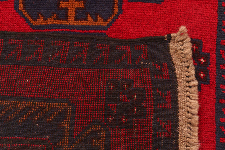 Firebrick Baluchi 2' 6 x 9' 10 - No. 53872 - ALRUG Rug Store