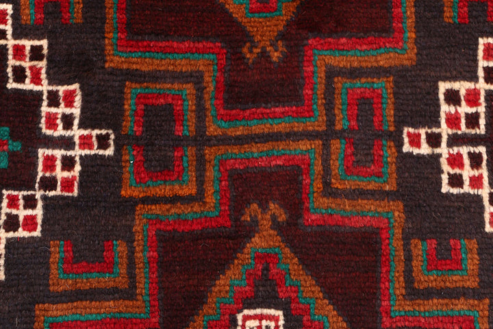 Brown Baluchi 2' 6 x 10' - No. 53874 - ALRUG Rug Store