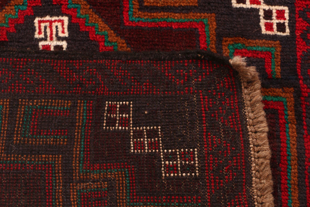 Brown Baluchi 2' 6 x 10' - No. 53874 - ALRUG Rug Store