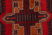 Dark Red Baluchi 2' 5 x 9' 7 - No. 53876 - ALRUG Rug Store
