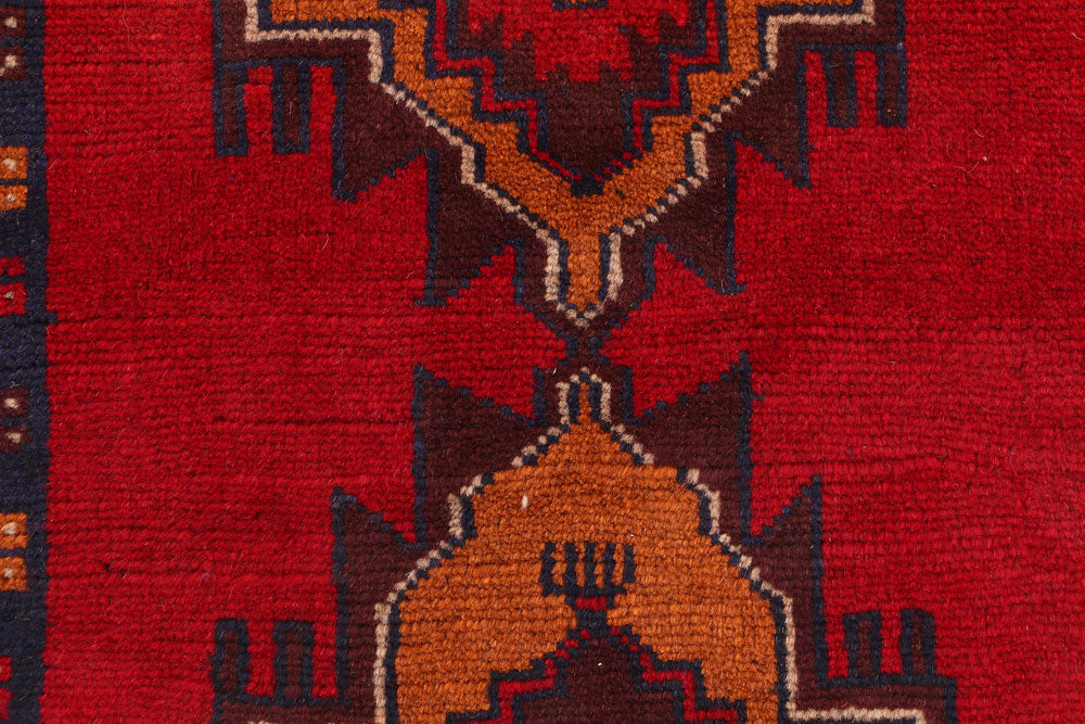 Firebrick Baluchi 2' 5 x 9' 4 - No. 53877 - ALRUG Rug Store