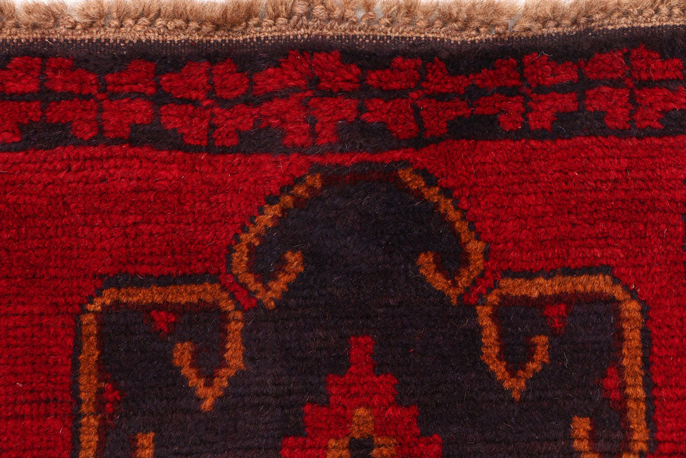 Firebrick Baluchi 2' 7 x 9' 6 - No. 53878 - ALRUG Rug Store