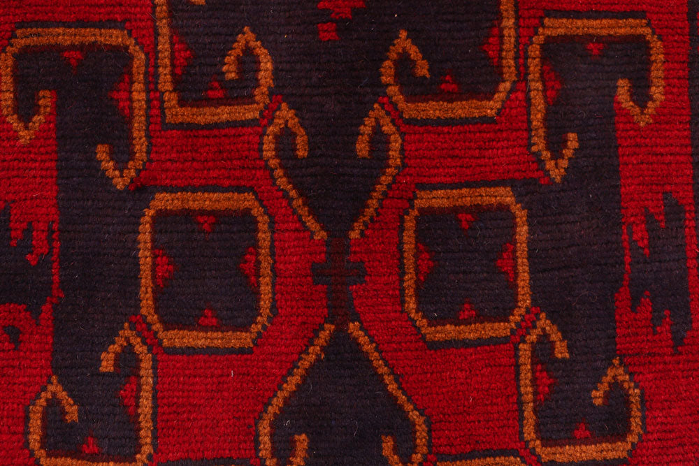 Firebrick Baluchi 2' 7 x 9' 6 - No. 53878 - ALRUG Rug Store