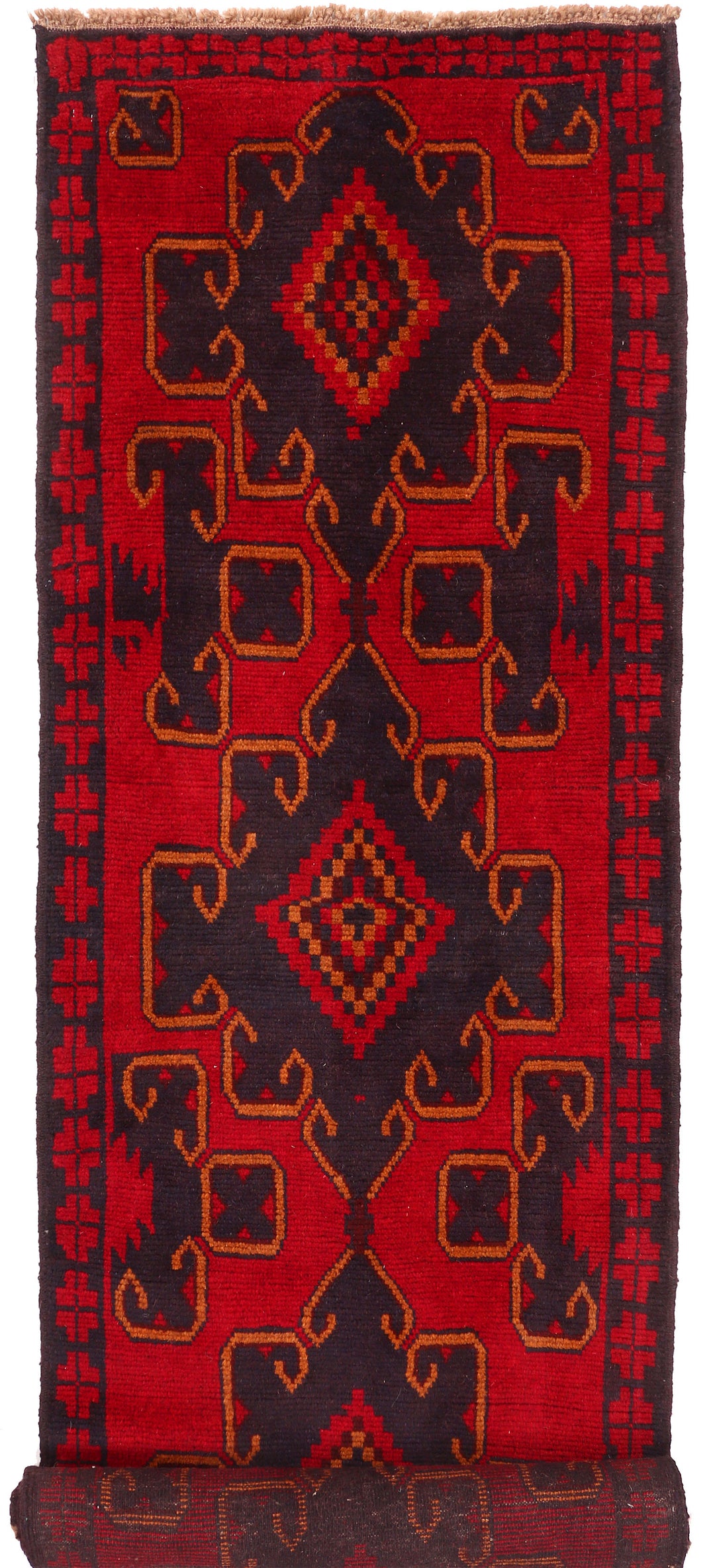 Firebrick Baluchi 2' 7 x 9' 6 - No. 53878 - ALRUG Rug Store