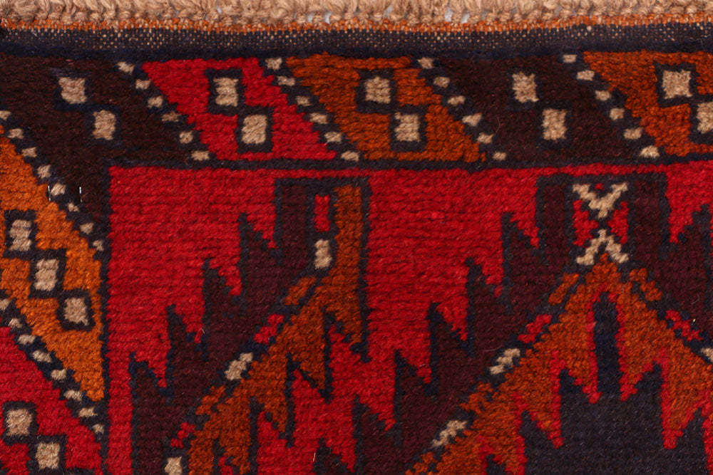Firebrick Baluchi 2' 7 x 9' 3 - No. 53879 - ALRUG Rug Store