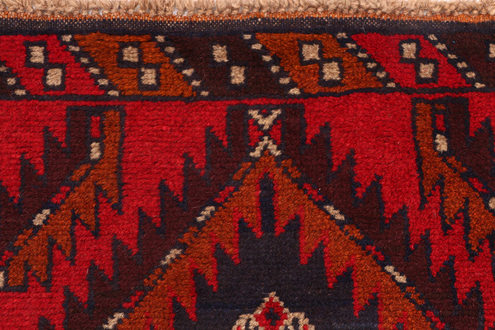 Firebrick Baluchi 2' 7 x 9' 3 - No. 53879 - ALRUG Rug Store
