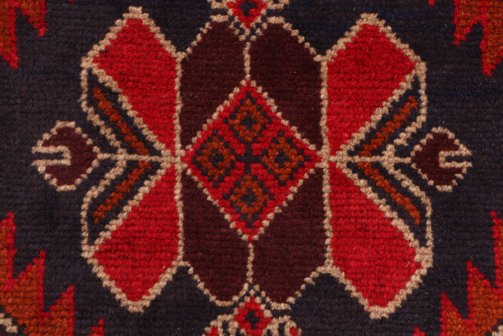 Firebrick Baluchi 2' 7 x 9' 3 - No. 53879 - ALRUG Rug Store