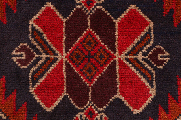 Firebrick Baluchi 2' 7 x 9' 3 - No. 53879 - ALRUG Rug Store