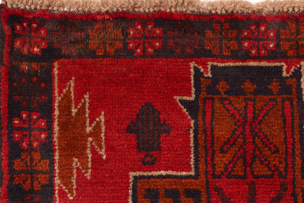 Firebrick Baluchi 2' 7 x 9' 7 - No. 53880 - ALRUG Rug Store