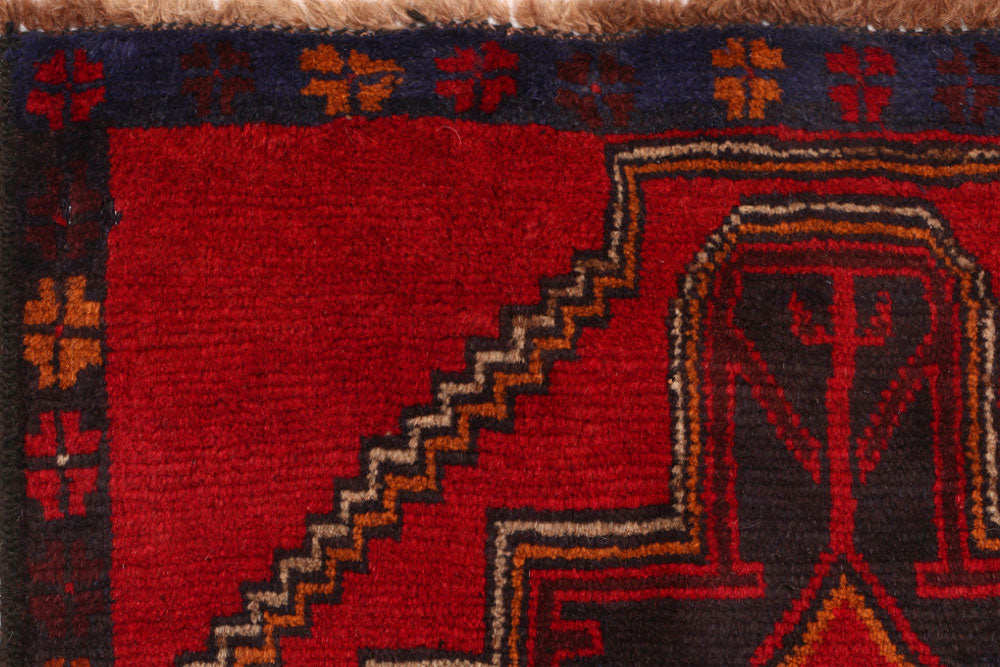 Firebrick Baluchi 2' 7 x 9' 3 - No. 53881 - ALRUG Rug Store