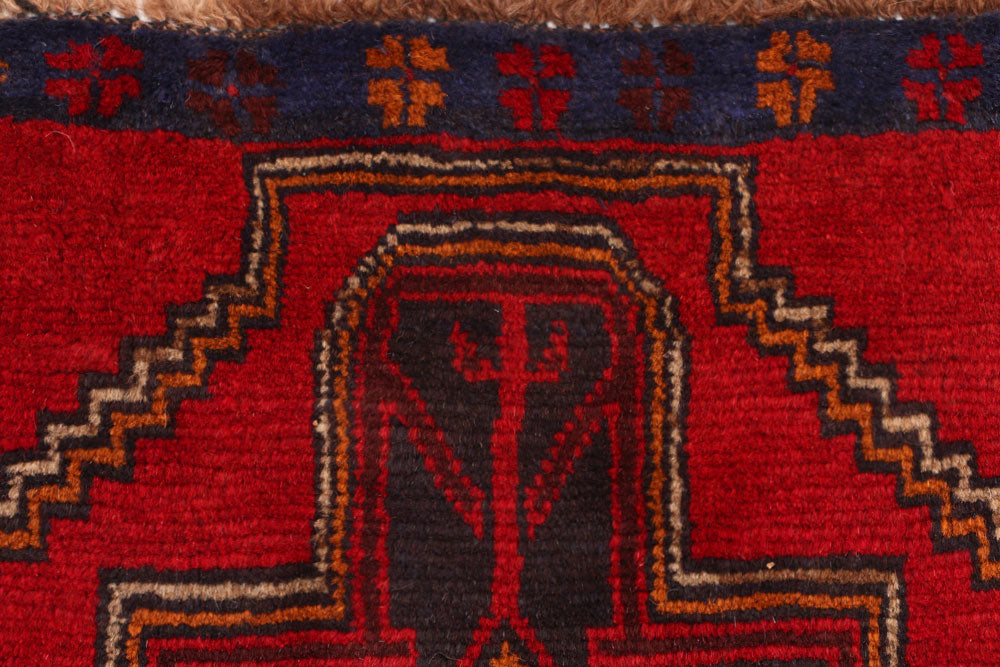 Firebrick Baluchi 2' 7 x 9' 3 - No. 53881 - ALRUG Rug Store