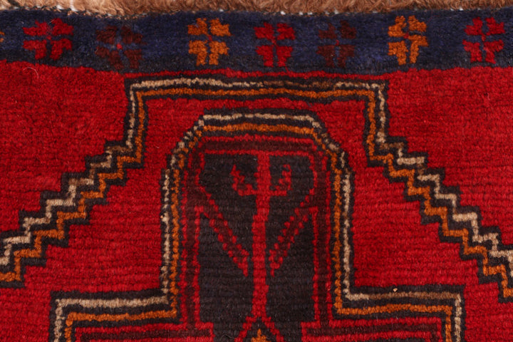 Firebrick Baluchi 2' 7 x 9' 3 - No. 53881 - ALRUG Rug Store