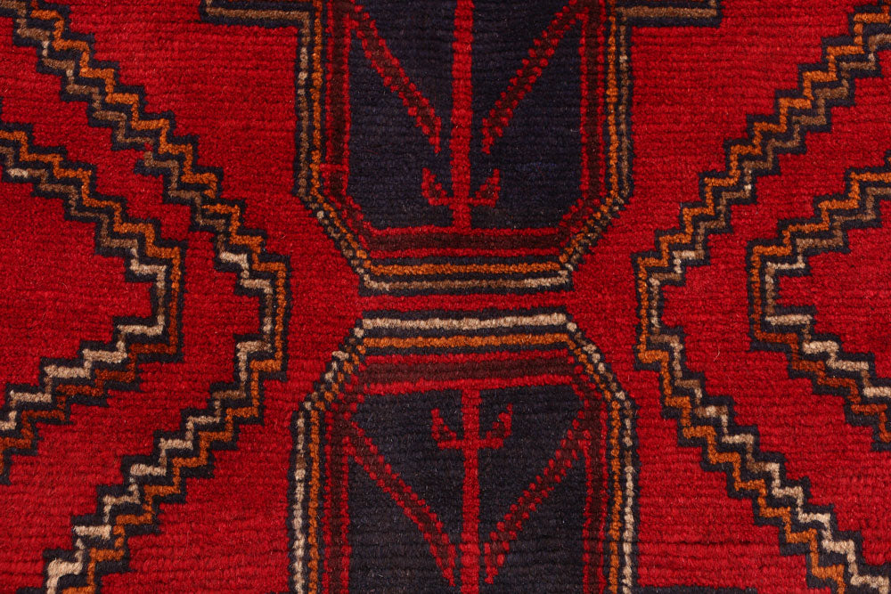 Firebrick Baluchi 2' 7 x 9' 3 - No. 53881 - ALRUG Rug Store