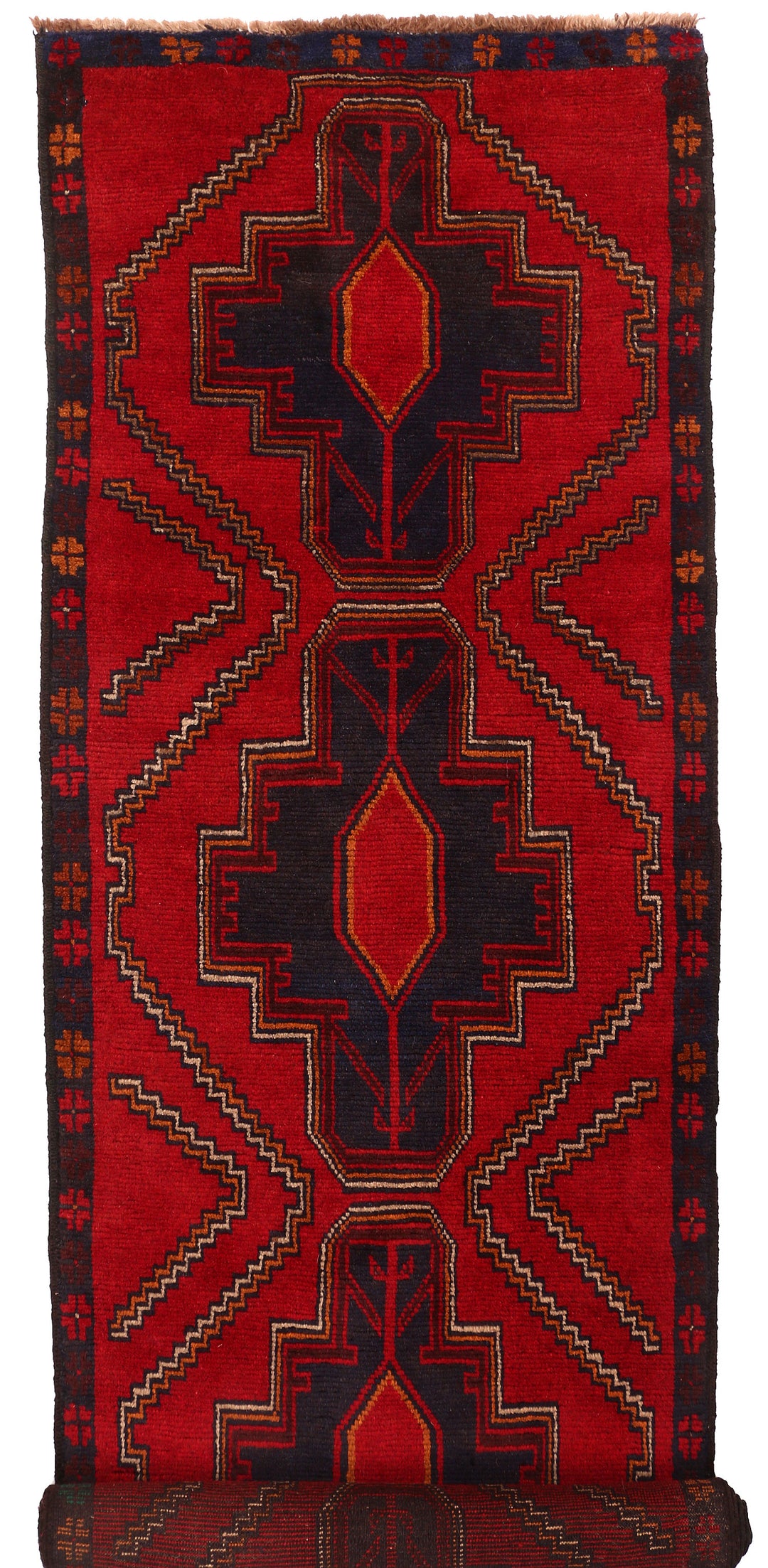 Firebrick Baluchi 2' 7 x 9' 3 - No. 53881 - ALRUG Rug Store
