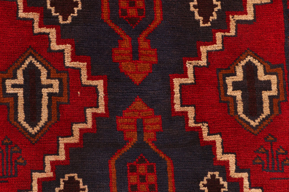 Firebrick Baluchi 2' 7 x 9' 2 - No. 53882 - ALRUG Rug Store