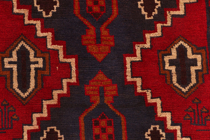 Firebrick Baluchi 2' 7 x 9' 2 - No. 53882 - ALRUG Rug Store