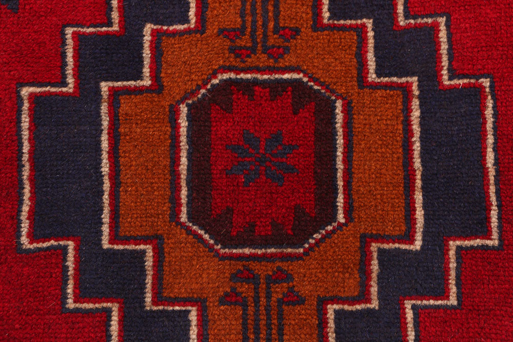 Firebrick Baluchi 2' 5 x 9' 9 - No. 53883 - ALRUG Rug Store
