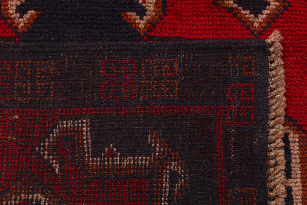 Firebrick Baluchi 2' 4 x 9' 8 - No. 53885 - ALRUG Rug Store