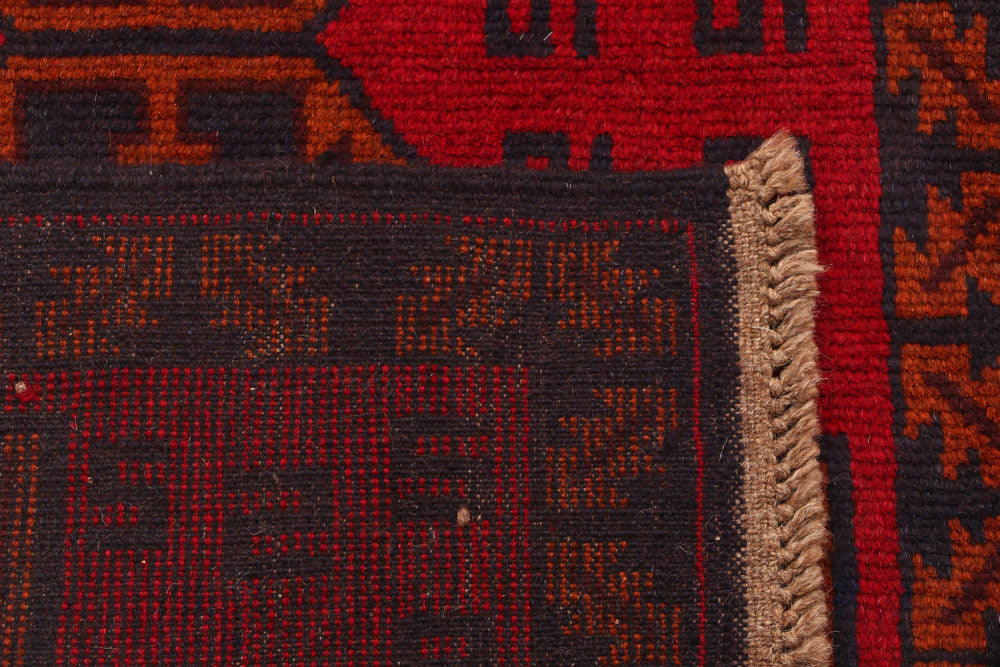 Red Baluchi 2' 7 x 9' 11 - No. 53886 - ALRUG Rug Store