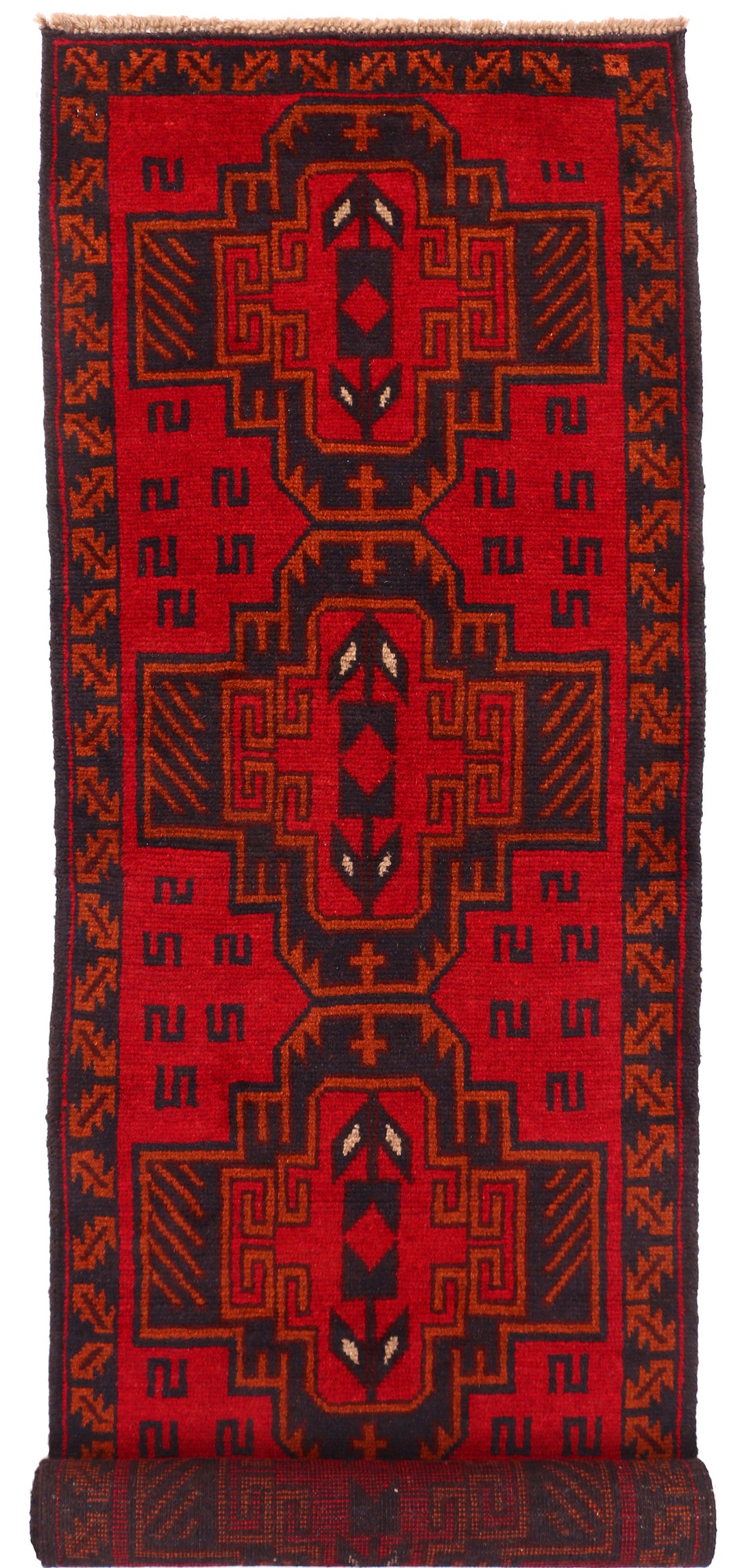 Red Baluchi 2' 7 x 9' 11 - No. 53886 - ALRUG Rug Store