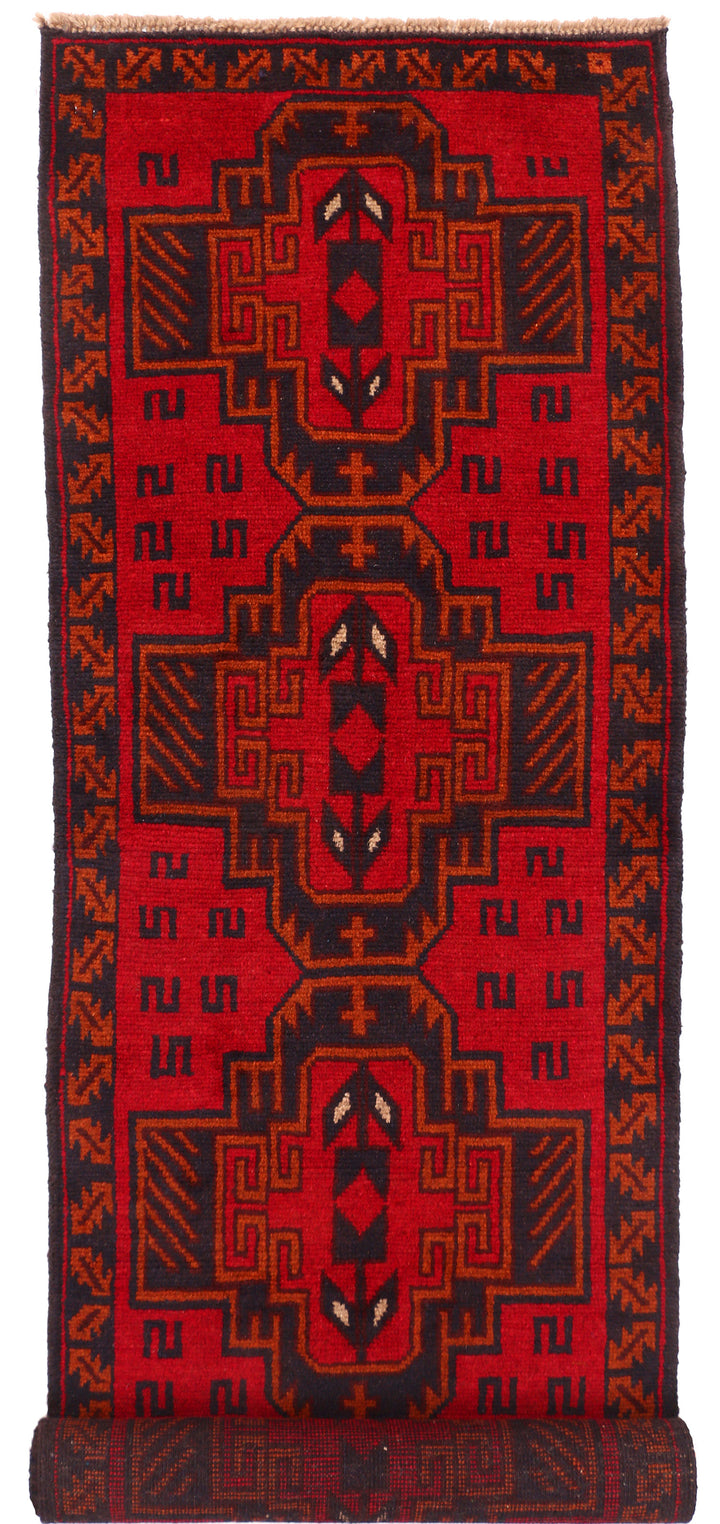 Red Baluchi 2' 7 x 9' 11 - No. 53886 - ALRUG Rug Store