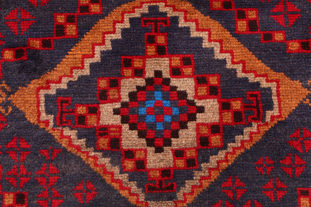 Midnight Blue Baluchi 2' 7 x 9' - No. 53887 - ALRUG Rug Store
