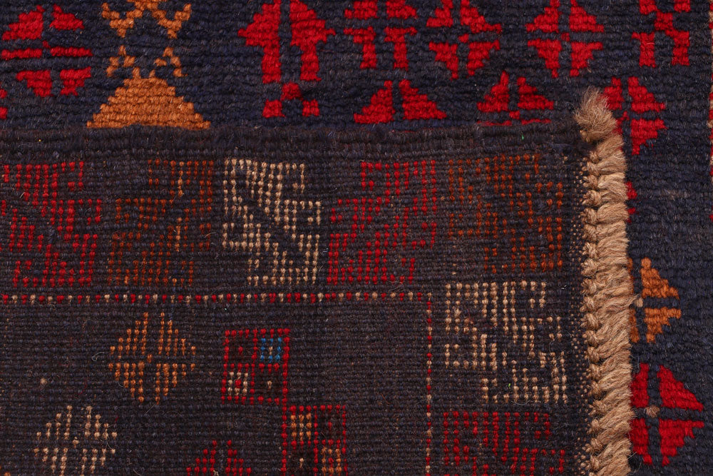 Midnight Blue Baluchi 2' 7 x 9' - No. 53887 - ALRUG Rug Store