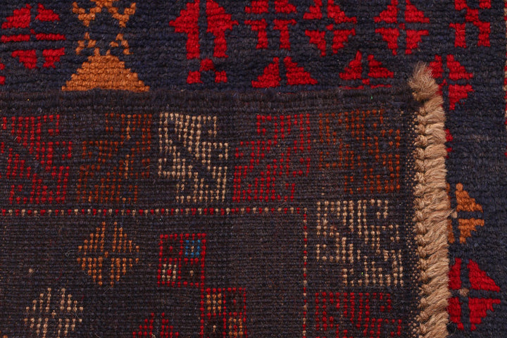 Midnight Blue Baluchi 2' 7 x 9' - No. 53887 - ALRUG Rug Store