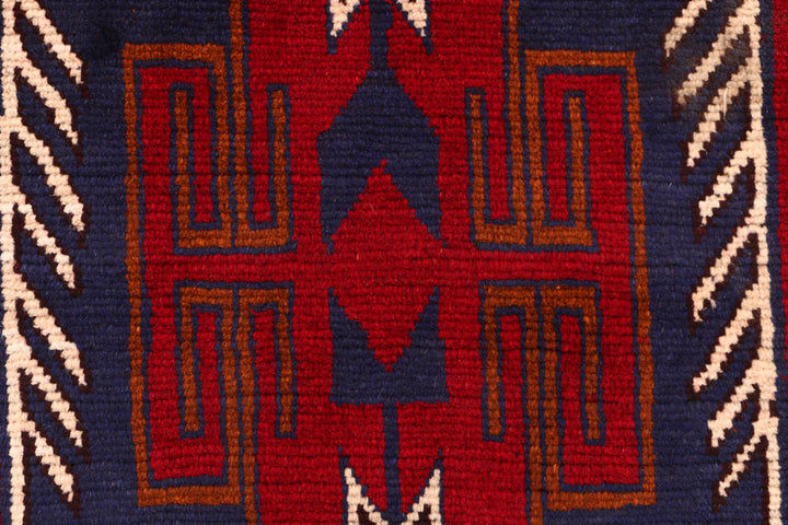 Firebrick Baluchi 2' 11 x 9' 2 - No. 53888 - ALRUG Rug Store
