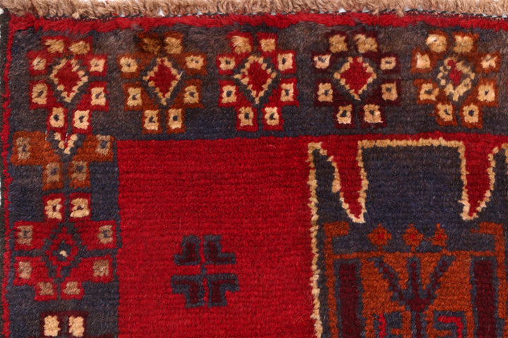 Firebrick Baluchi 2' 9 x 9' 9 - No. 53890 - ALRUG Rug Store