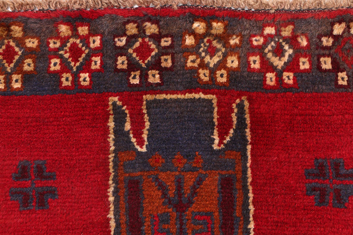 Firebrick Baluchi 2' 9 x 9' 9 - No. 53890 - ALRUG Rug Store