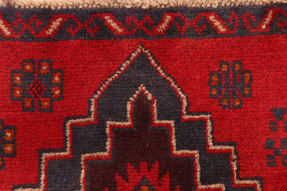 Firebrick Baluchi 2' 4 x 9' 6 - No. 53893 - ALRUG Rug Store