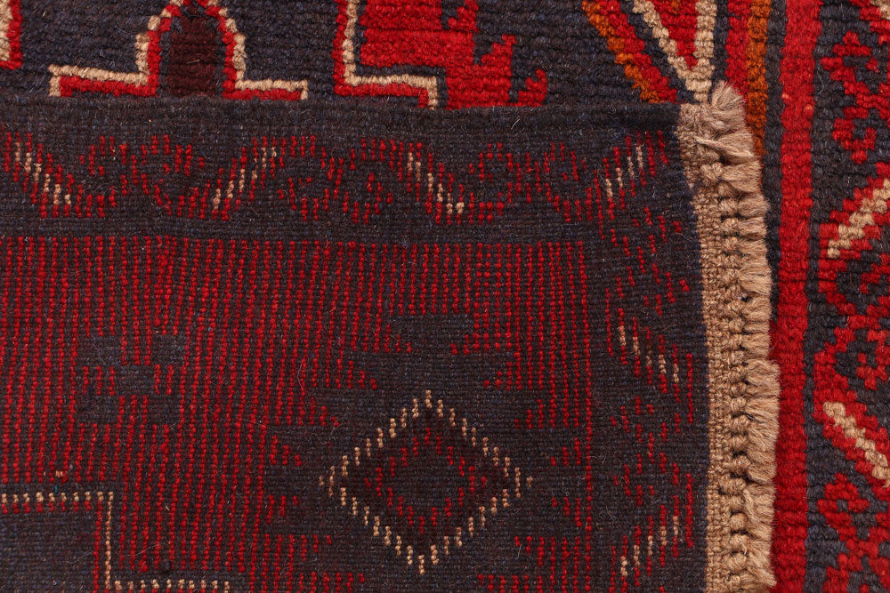 Firebrick Baluchi 2' 4 x 9' 6 - No. 53893 - ALRUG Rug Store