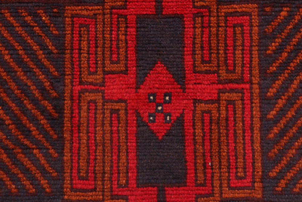 Firebrick Baluchi 2' 8 x 10' 2 - No. 53895 - ALRUG Rug Store