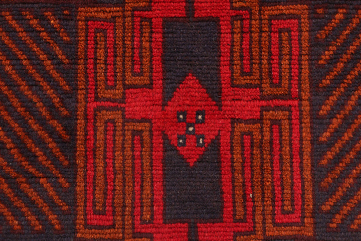 Firebrick Baluchi 2' 8 x 10' 2 - No. 53895 - ALRUG Rug Store