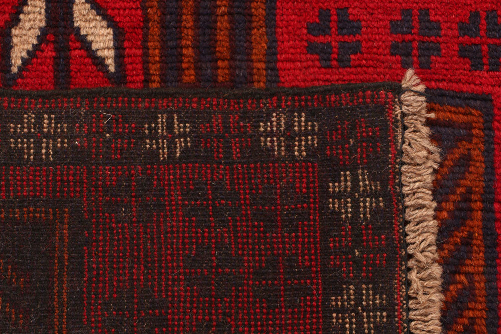 Firebrick Baluchi 2' 8 x 10' 2 - No. 53895 - ALRUG Rug Store