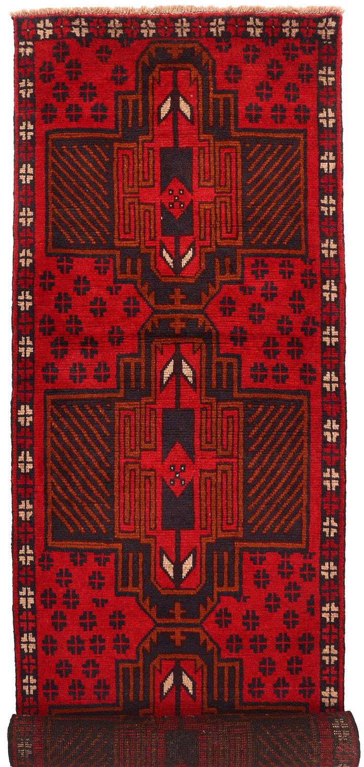 Firebrick Baluchi 2' 8 x 10' 2 - No. 53895 - ALRUG Rug Store