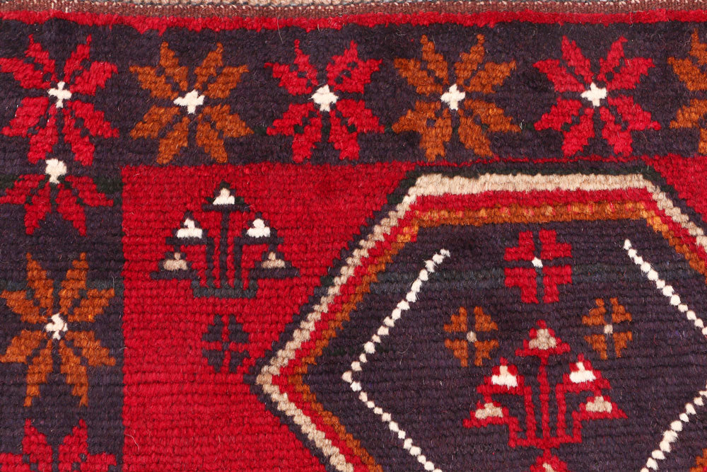 Firebrick Baluchi 2' 7 x 9' 8 - No. 53896 - ALRUG Rug Store