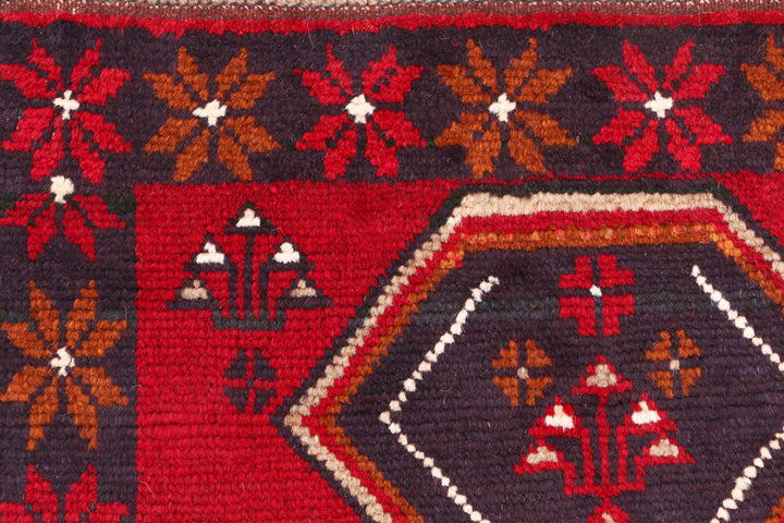 Firebrick Baluchi 2' 7 x 9' 8 - No. 53896 - ALRUG Rug Store