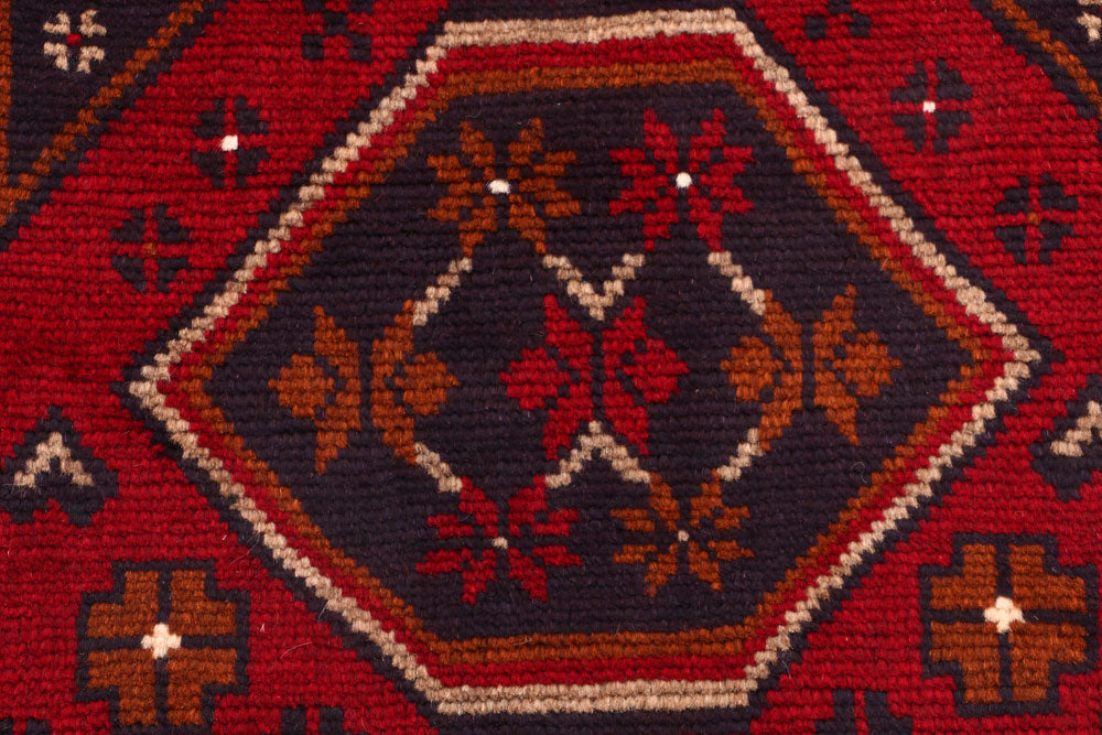 Firebrick Baluchi 2' 7 x 9' 8 - No. 53896 - ALRUG Rug Store