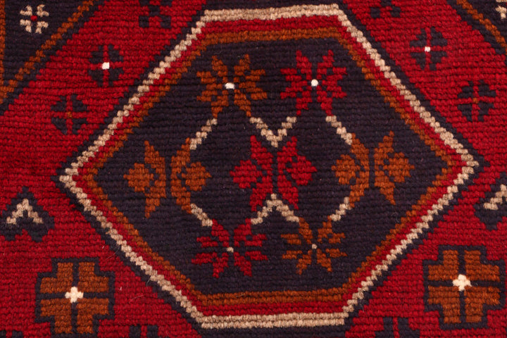 Firebrick Baluchi 2' 7 x 9' 8 - No. 53896 - ALRUG Rug Store