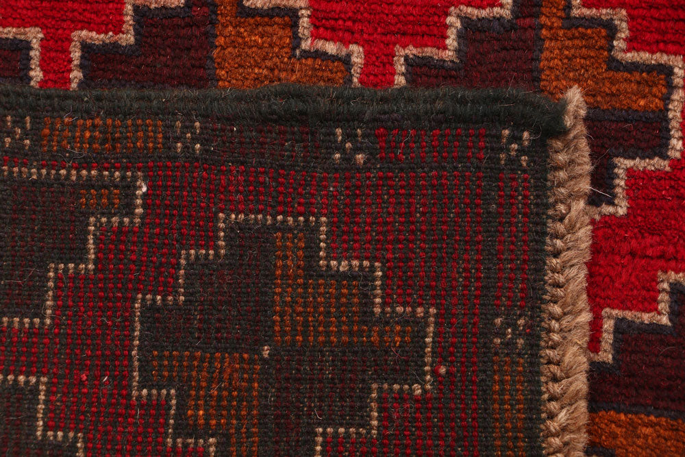 Firebrick Baluchi 2' 1 x 8' 11 - No. 53897 - ALRUG Rug Store