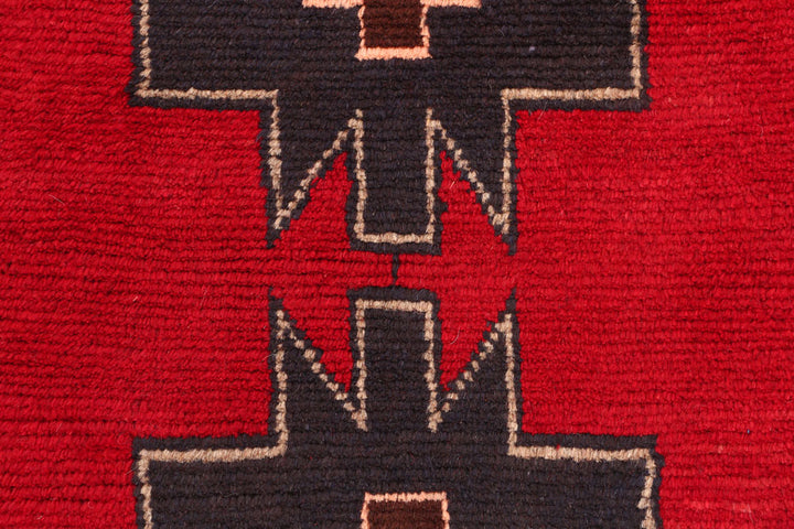 Red Baluchi 2' 4 x 9' - No. 53898 - ALRUG Rug Store